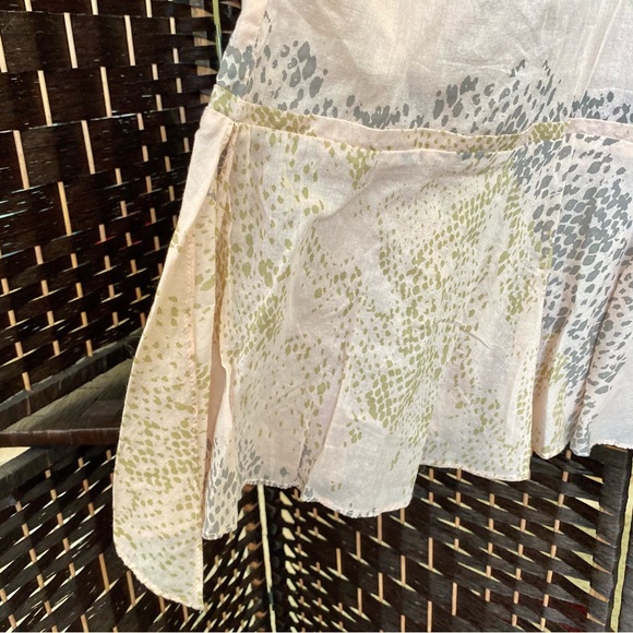 Vix Paula Hermanny Caftan Cover Up Size M Peachy Light Pink - Picture 6 of 8